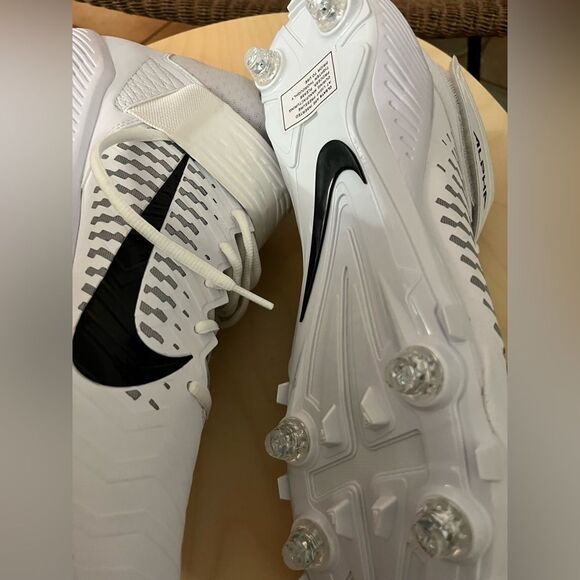 Nike Alpha Menace Pro 2 D White Football Detachable Cleats Mens 14 New main image 4